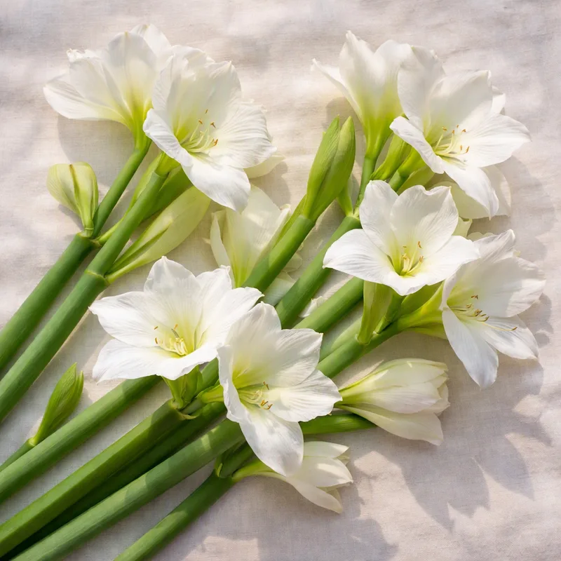 Amaryllis - weiß - Bild 4