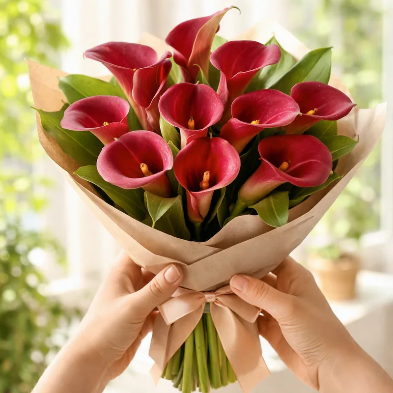 Kalla (calla) - rot - Bild 3