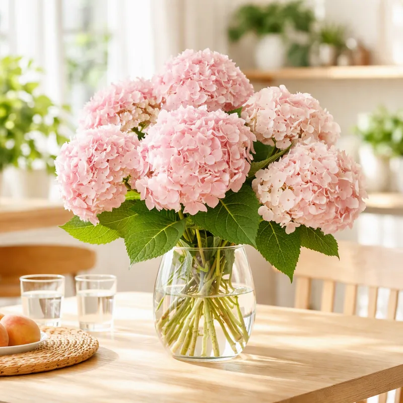 Hortensie - rosa - Bild 2