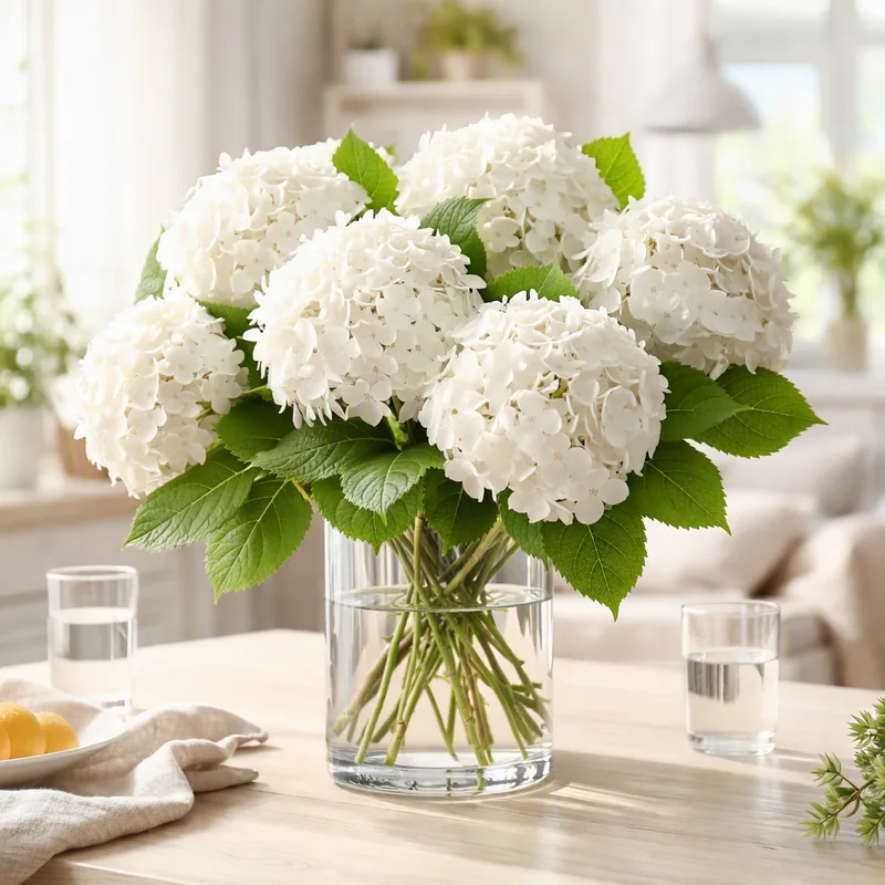 Hortensie - weiß - Bild 2