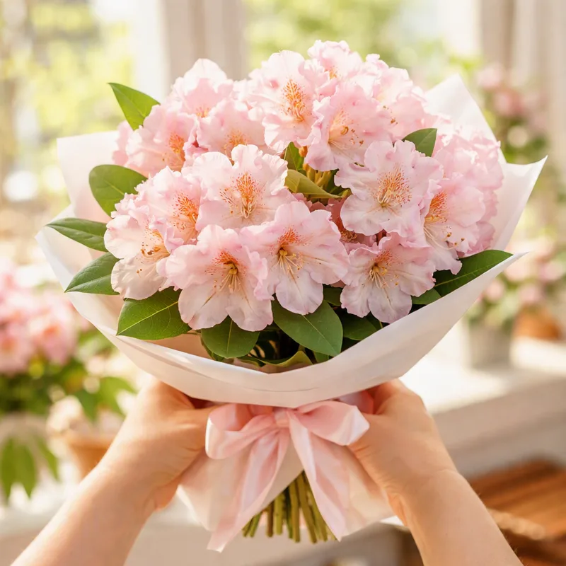 Rhododendron - rosa - Bild 3