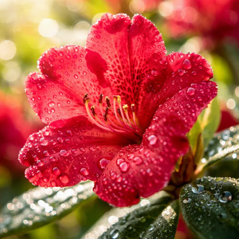 Rhododendron - rot