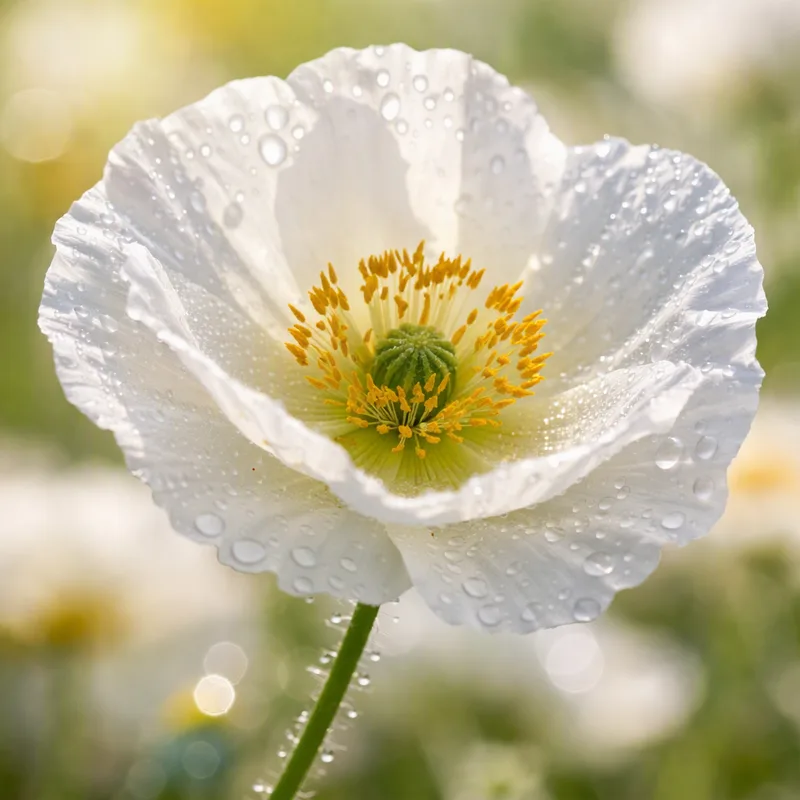 Mohn - weiß