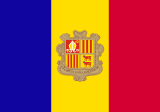 Flagge von Andorra